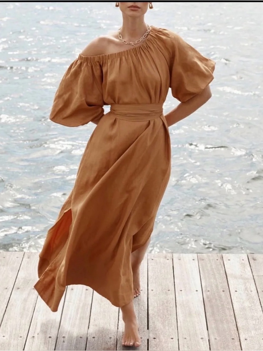 DISSH Doe Linen Maxi Dress